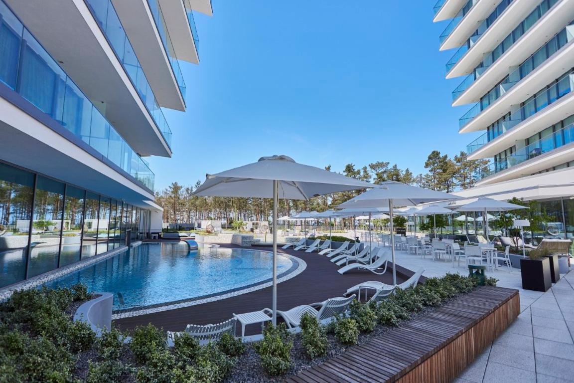 Wave - Aurum II Apartment - Front Sea View Miedzyzdroje Luaran gambar