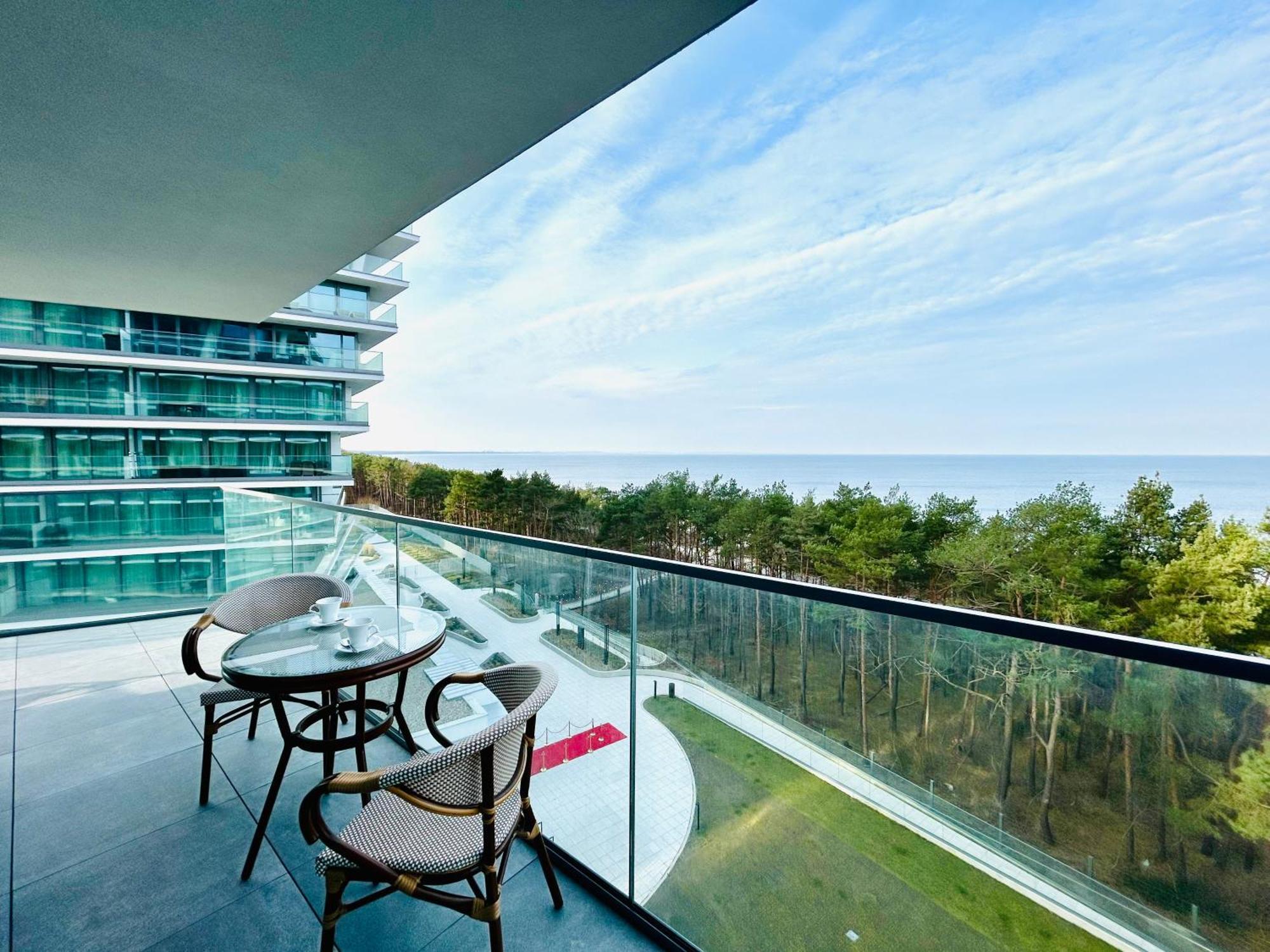 Wave - Aurum II Apartment - Front Sea View Miedzyzdroje Luaran gambar